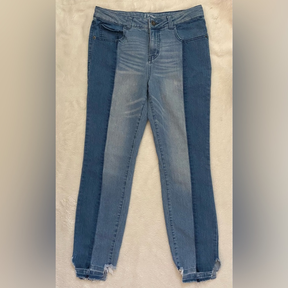 Split Color Jeans